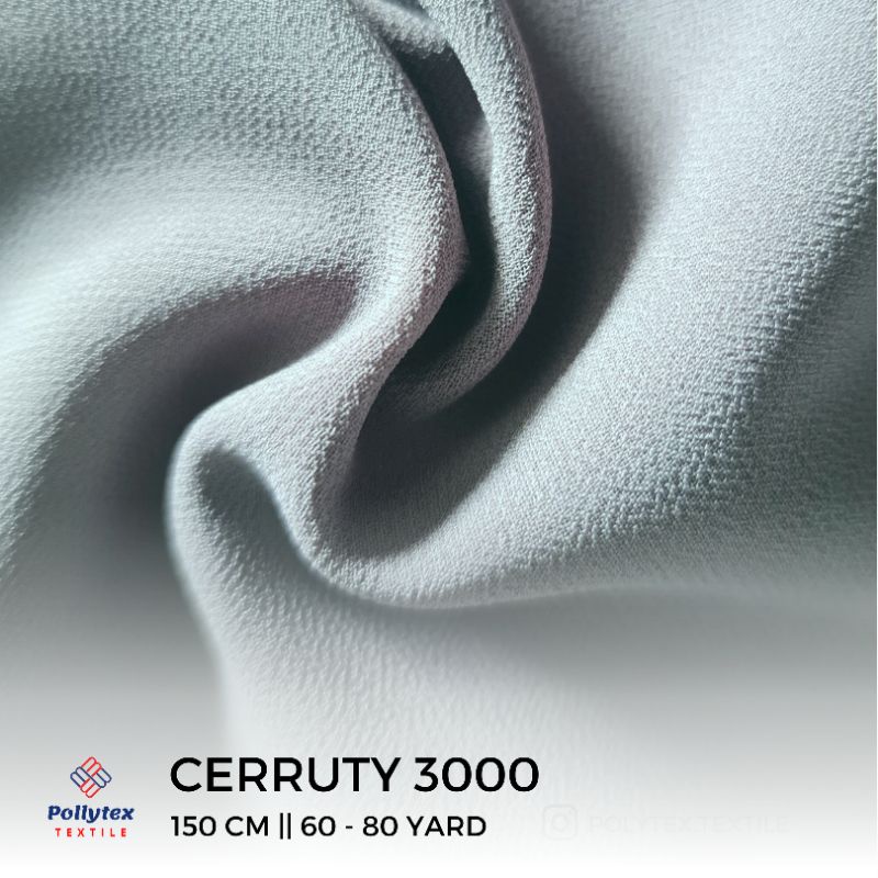 Bahan Kain Cerruty Armany / Cerruti Armani / Ceruty Premium  Ecer Meteran per 0,5 meter