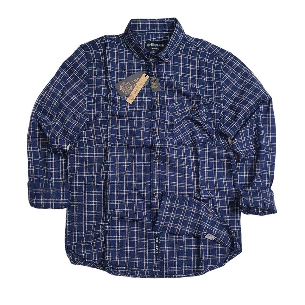 TERMURAH   BRILL EIGHTY EIGHT FLANEL |KEMEJA FLANEL  BRILL EIGHTY EIGHT PREMIUM #41
