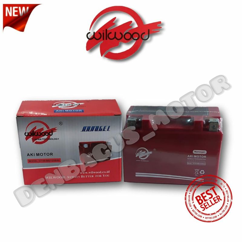 AKI KERING KAWASAKI NINJA 250/ AKI KERING GTX9-BS WILWOOD/AKI KERING MOTOR NINJA KARBU/AKI KERING MO