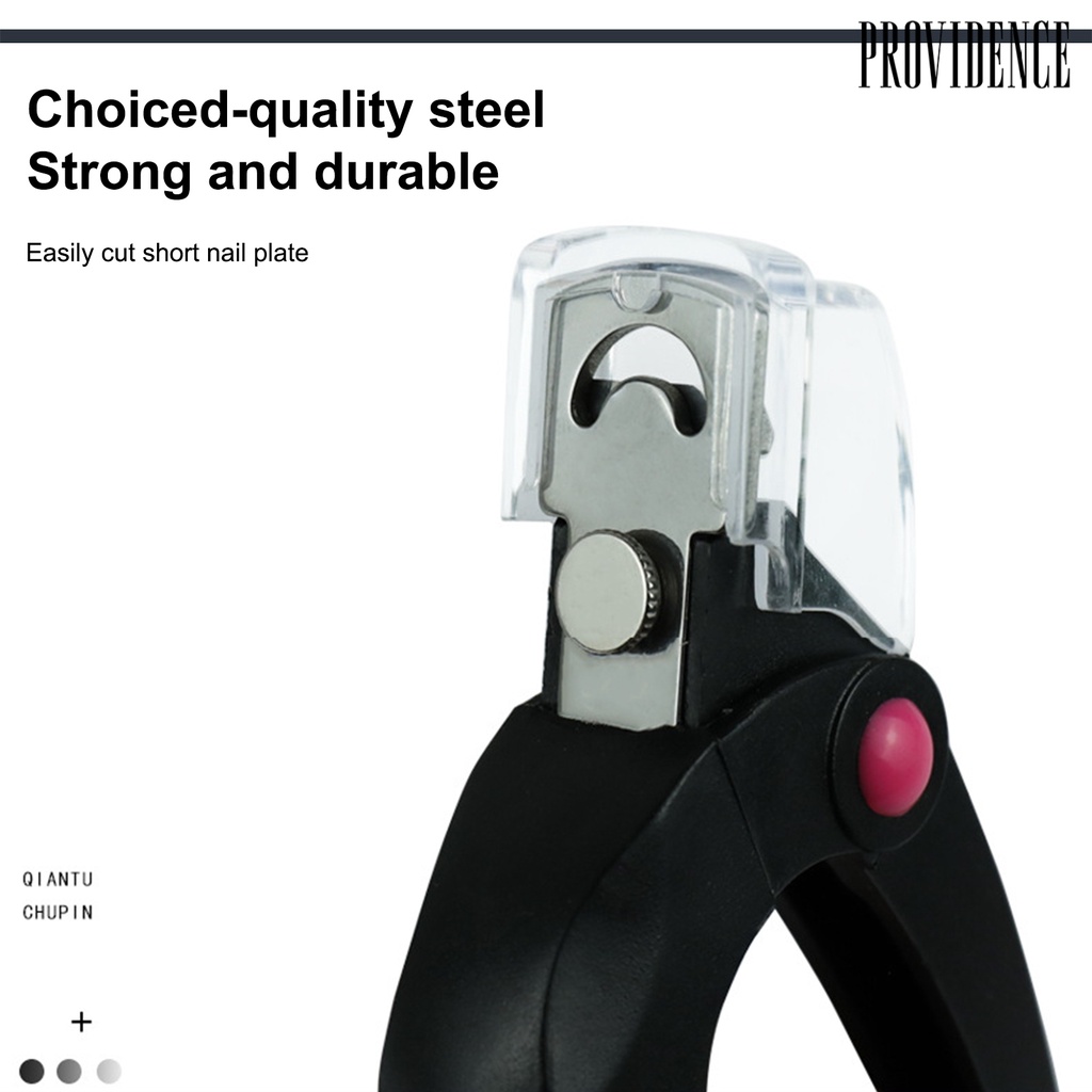 Providence Nail Clipper Ergonomic Design Anti-oxidation Manicure Project Artificial Fake Nail Tip Cutting Trimmer for Salon