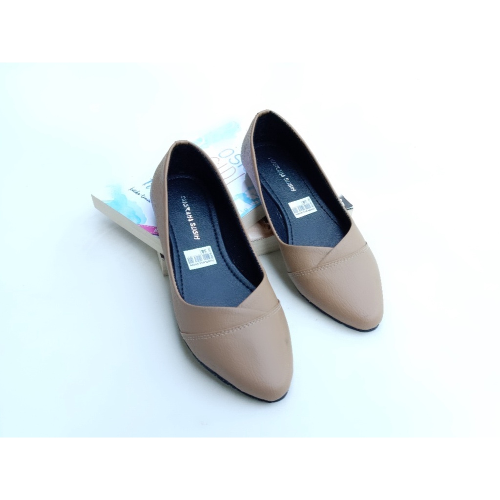 SEPATU FLATSHOES TERBARU MODEL V NYAMAN DI PAKAI FLATSHOES FF-05 TRENDY CASUAL PROMO!!!