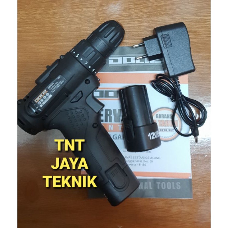 MESIN BOR BATERAI DOLIZ BD 621 / CORDLESS DRILL DOLIZ BD621