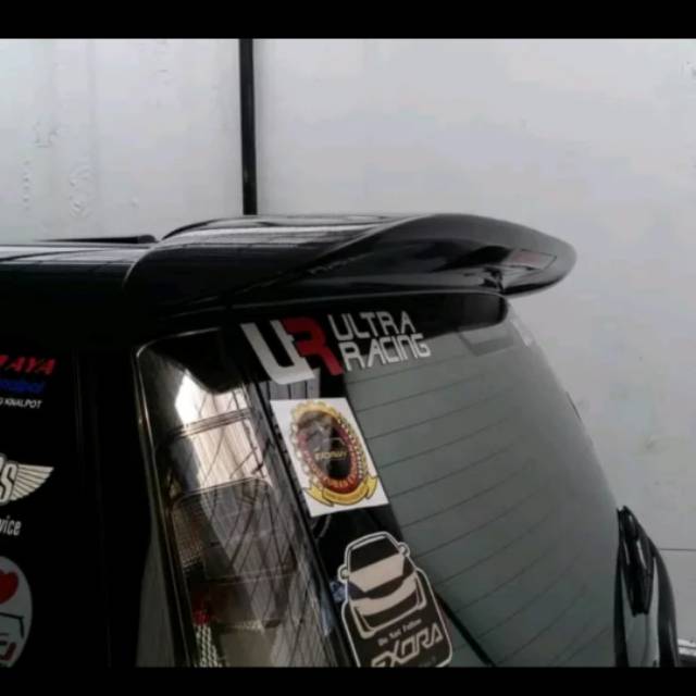 spoiler proton exora dengan lampu