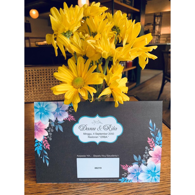 Undangan Pernikahan Blangko Erba 88219