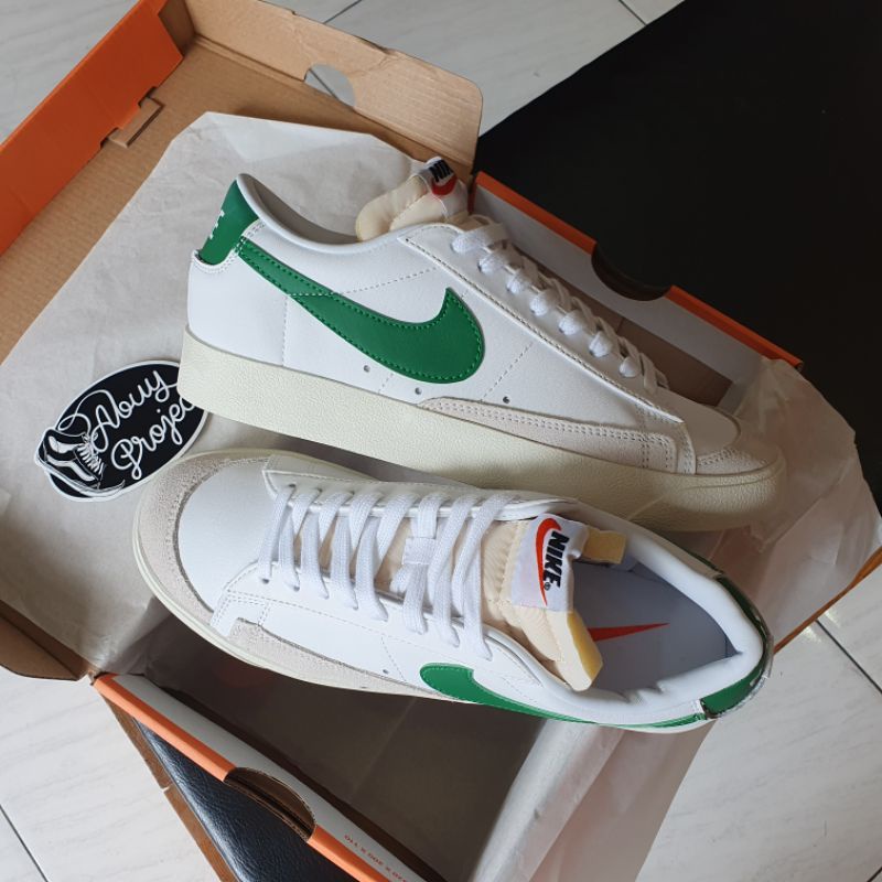 low green nike blazers