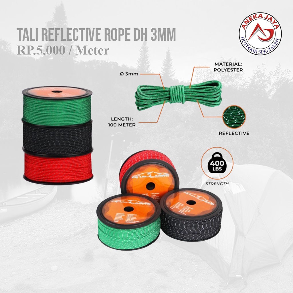 TALI REFLECTIVE ROPE DHAULAGIRI 3MM