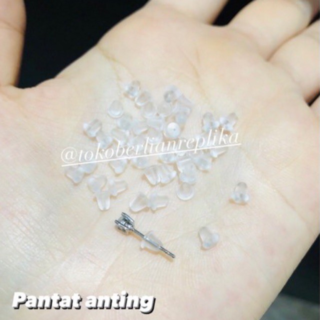 Harga Sepasang Karet Anting / Pantat Anting / Belakang Giwang Karet