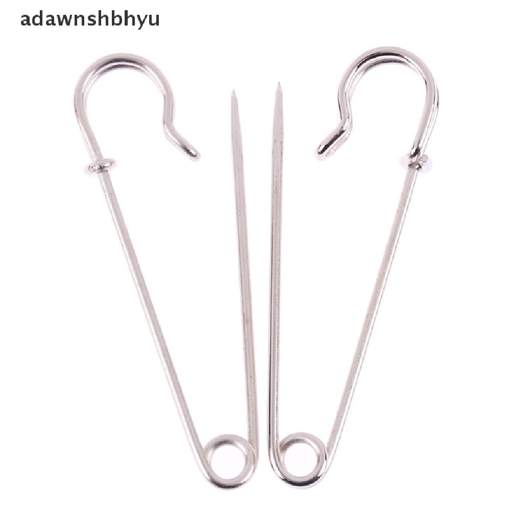 Adawnshbhyu 12pcs Besar Heavy Duty Stainless Steel Big Jumbo Peniti Selimut Crafting