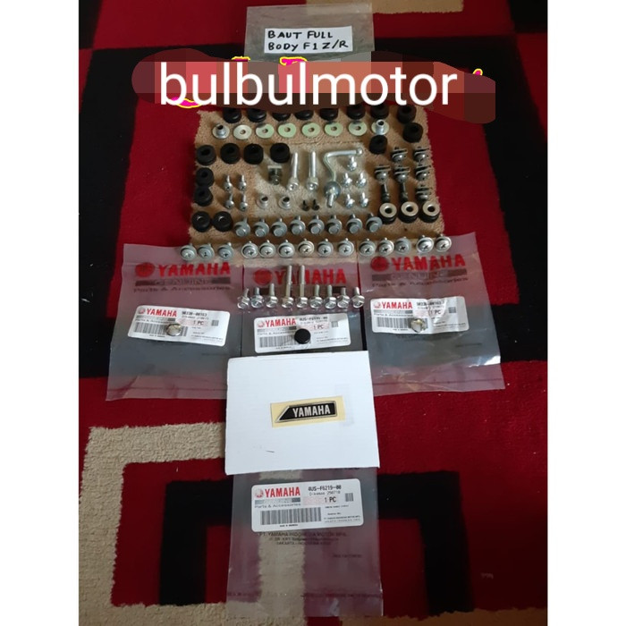 PROMO Baut Full Body set Lengkap detail Yamaha F1ZR sebagian original asli