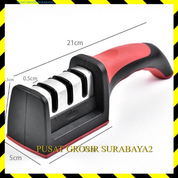 Pengasah Pisau knife pisau Gunting 3 in 1 Asahan Pisau Asah Stainless steel dapur MURAH