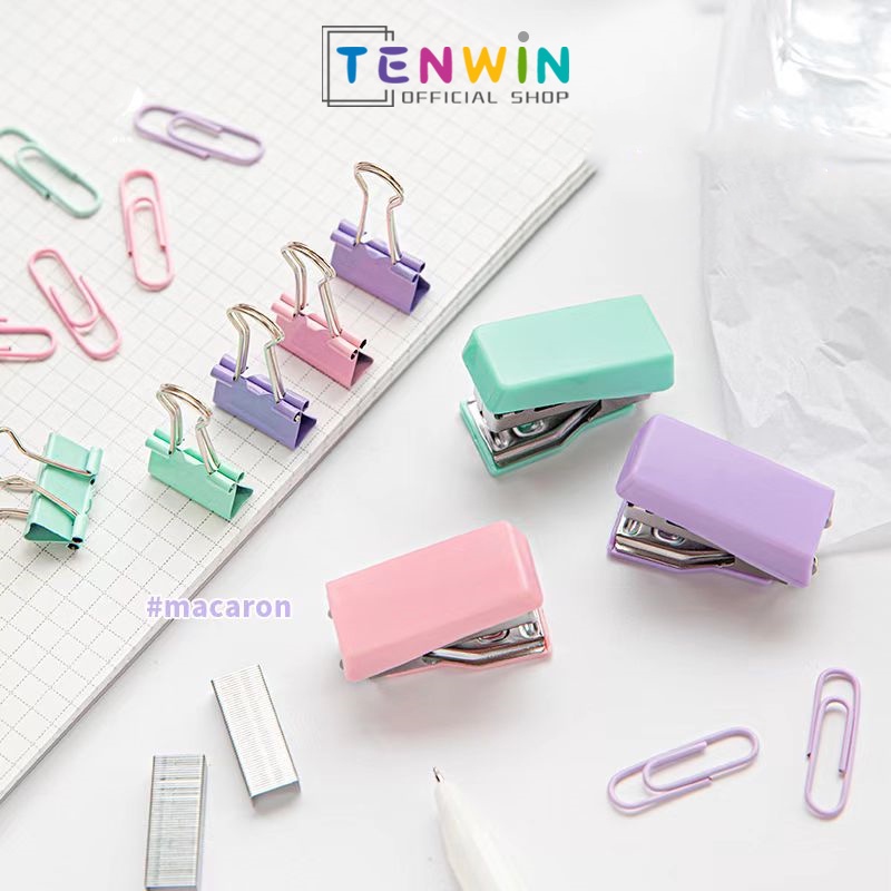 

Stapler Mini Set-Stapler & Staples Set for student and office use-Tenwin