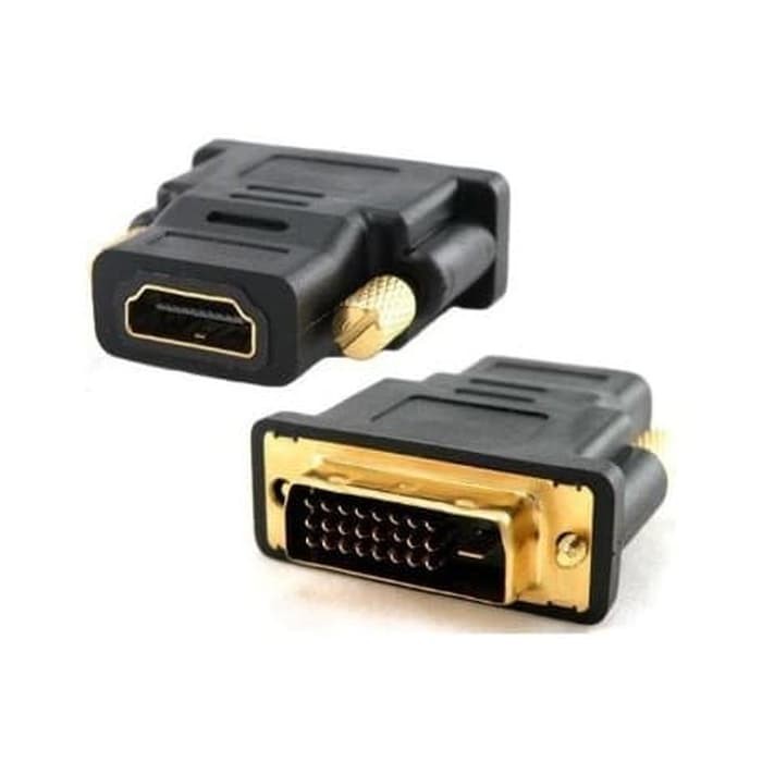 HDMI to DVI 24+1 / DVI 24 Converter Adapter Gender Connector Konektor