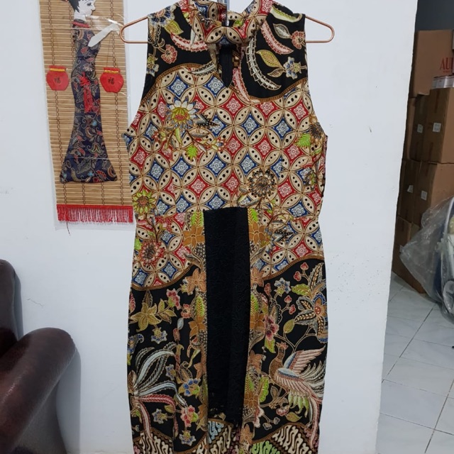 Dress pesta - Party Dress - Batik Lace long dress