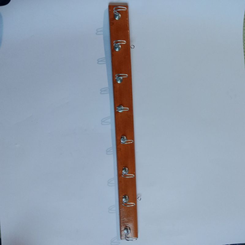 MURAH Kastok 6 kait kawat / gantungan baju kayu unik / kastok celana
