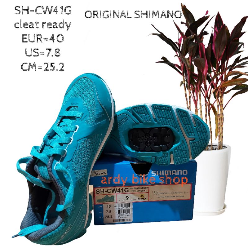 sepatu cleat mtb wanita women SH CW41G SHImano size 40