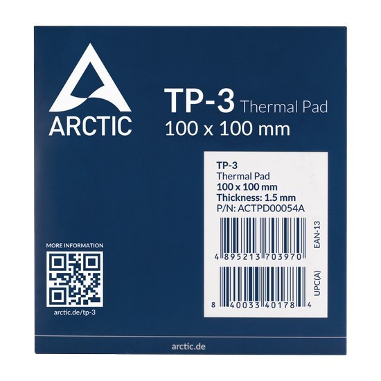 Thermal Pad Arctic TP-3 TP3 | 6W/mK High Performance Thermalpad