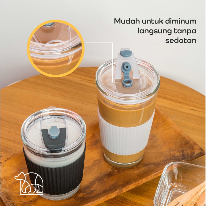 【IKONE】KAPPU Botol Minum Water Bottle Cup Takeaway Cup Cangkir Kopi Coffee Aesthetic Estetik bottle Tumblr Coffee Bottle Gelas Botol Bawa Bekal Mug Jug Cup Take away Starbucks Cup