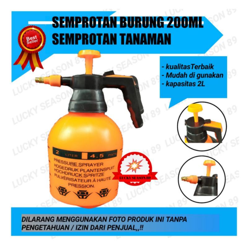 Botol Spray 2 Liter /Semprotan Burung/Semprotan Tanaman