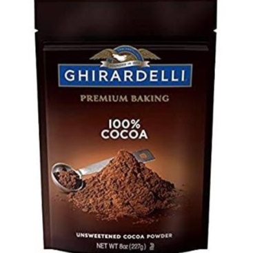 

GHIRARDELLI PREMIUM BAKING COCOA 100% UNSWEETENED 227GR