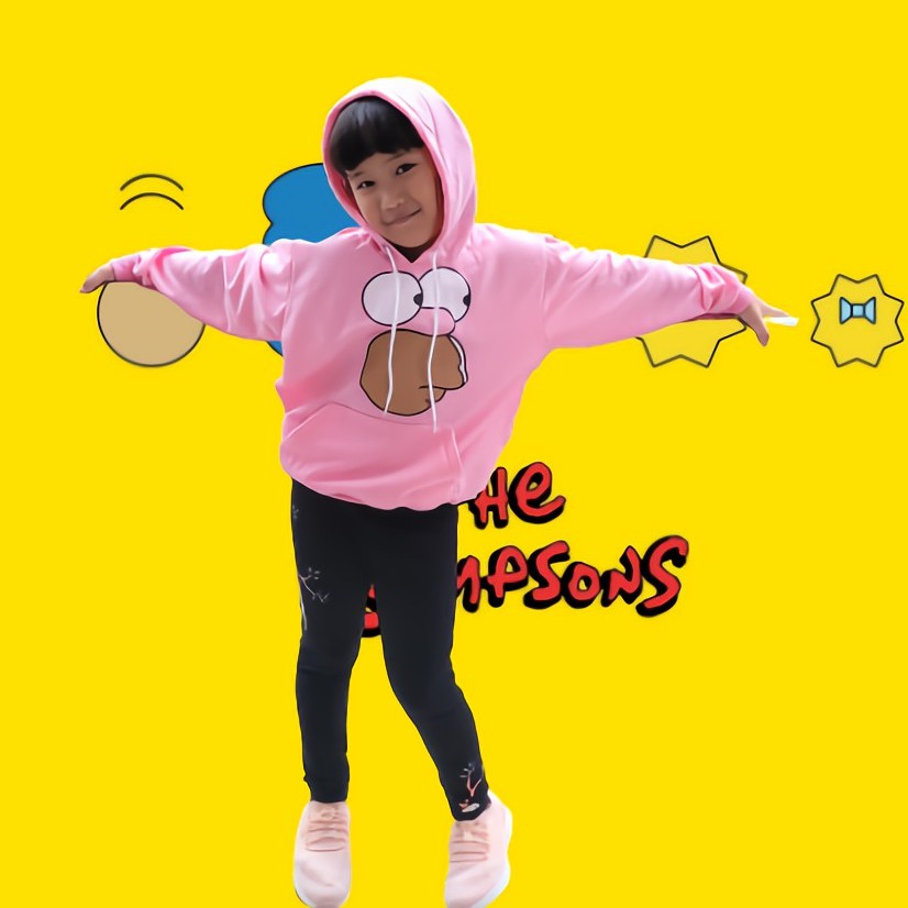 Sweater anak hoodie SIMPSON Baju anak laki laki Jaket anak cewek cowok