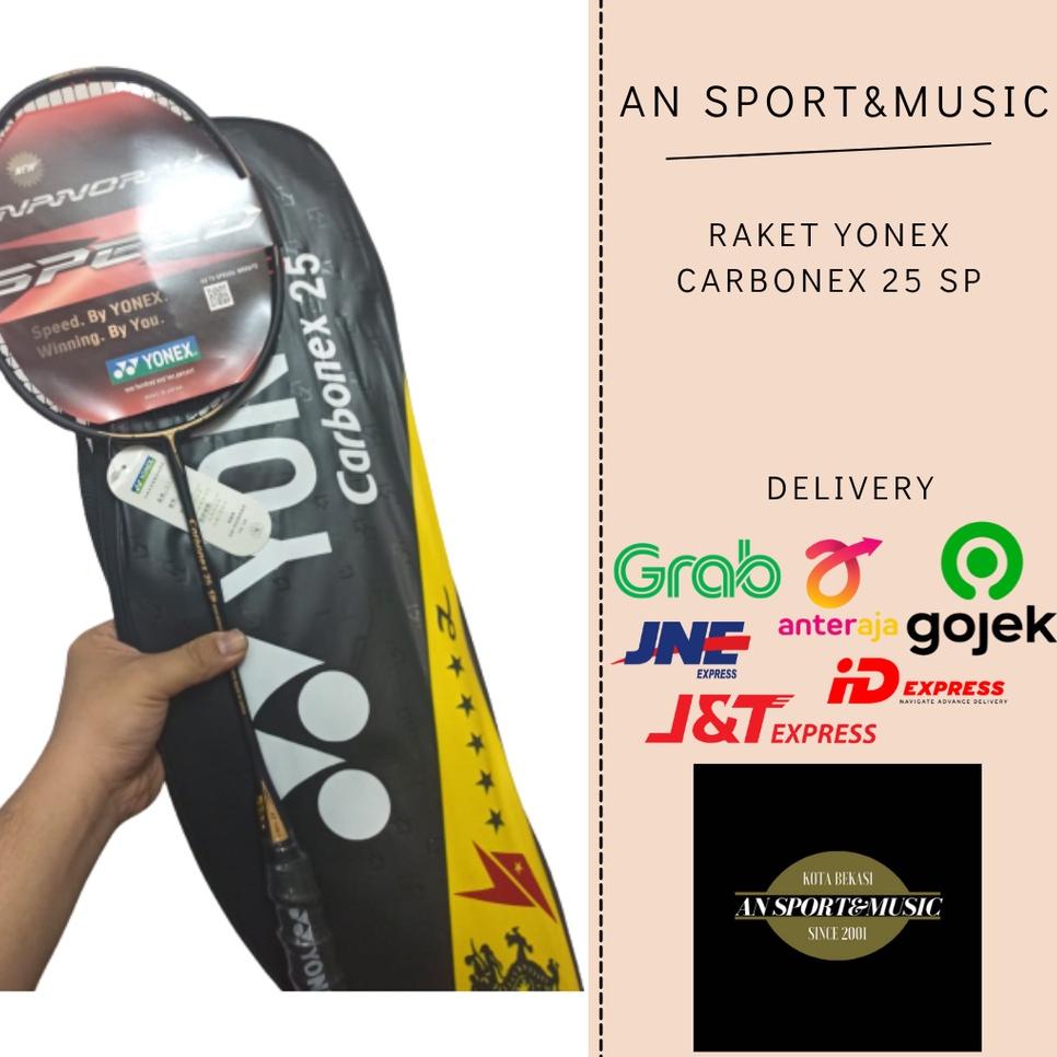 [SKU PRODUK : 70RPL] RAKET YONEX CARBONEX 25 SP (BONUS TAS dan GRIP)