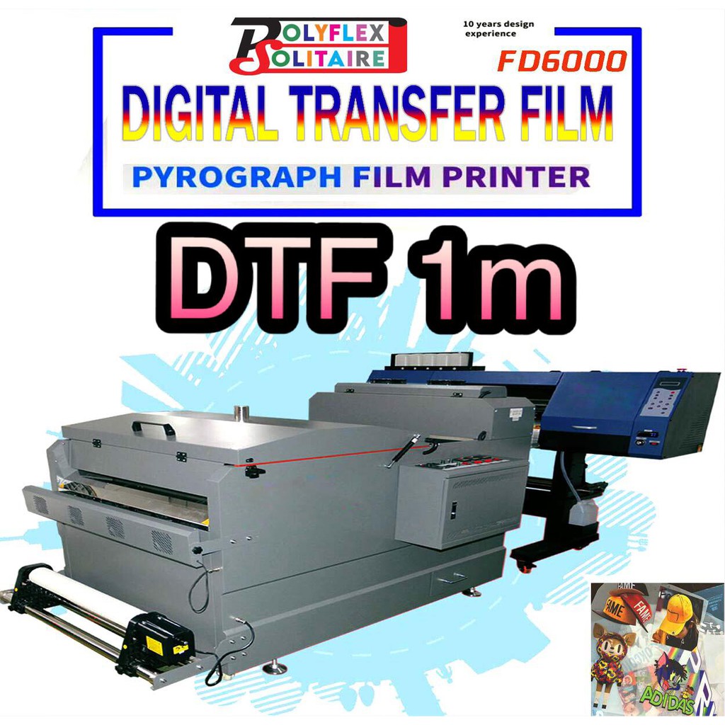 Jasa Print Sablon DTF Terima Beres Tinggal Press Iklan 1m