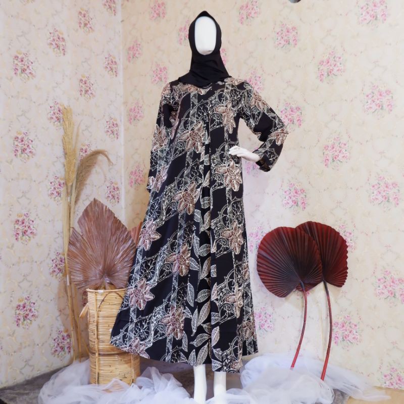 Daster Qonita Batik L. Alicia Hls Sogan