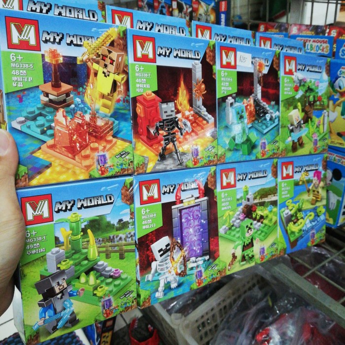 Promo Lego Minecraft - Minecraft - Lego My World - Brick Minecraft - Mainan Termurah