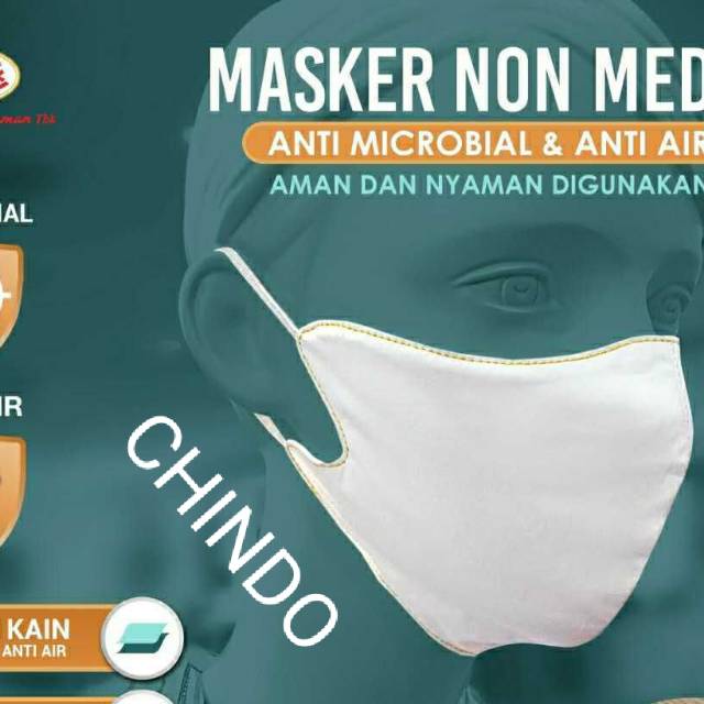 MASKER NON MEDIS/ MASKER WATERPROOF/ MASKER SRITEX