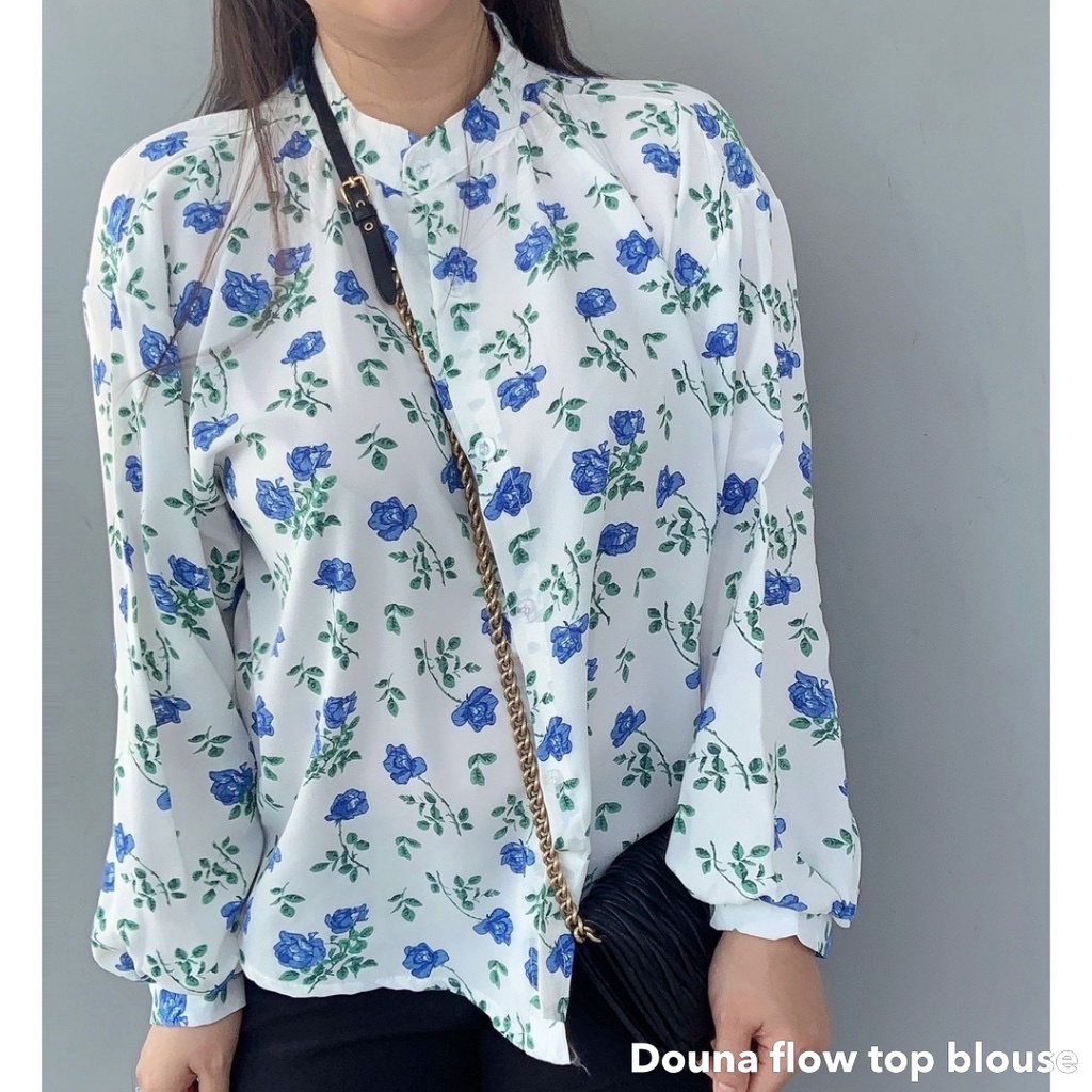 Douna flow top blouse -Thejanclothes