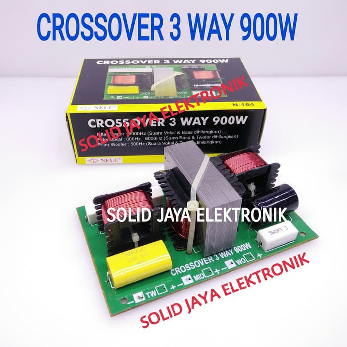 KIT CROSSOVER 3 WAY 900W NELC N-164 TWEETER - VOKAL MIDLE - WOOFER KROSOVER KROSSOVER CROSOVER CROSS OVER 900 WATT W CROSOVER PASIF 3 WAY TWITER - VOKAL MIDDLE MIDEL - WOFER 900 WATT NELC CROSSOVER KROSOFER CROSSOFER PASIF N164 N 164 NELC ASLI ORIGINAL