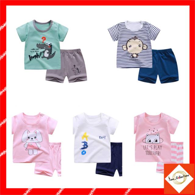  READYJAKARTA BAJU  JUMPER  PENDEK KAOS CELANA BAJU  ANAK  