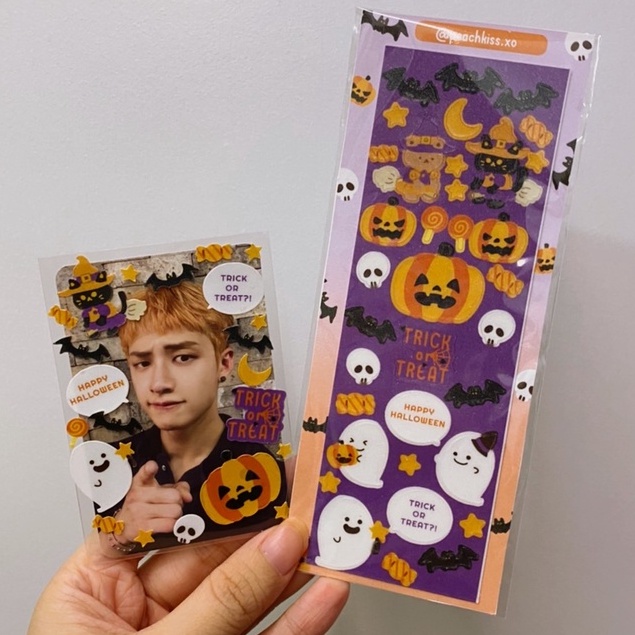 Stiker Dekorasi Deco Photocard / Journal / Polcos Halloween by @peachkiss.xo