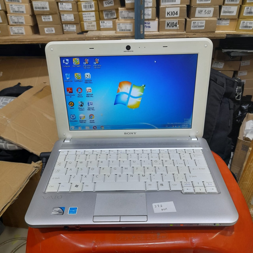 laptop  notebook netbook leptop second bekas sony vaio 10 inc sekolah online mulus murah bagus 1 jutaan zoom bonus mouse