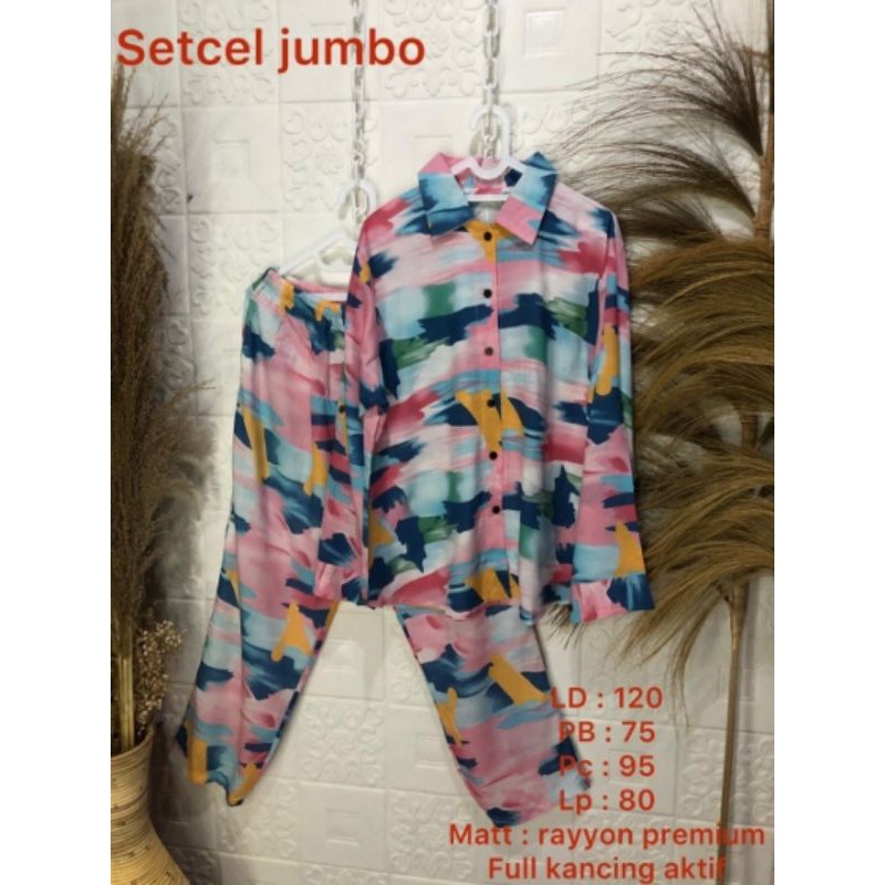 Setelan Tie Dye  Jumbo