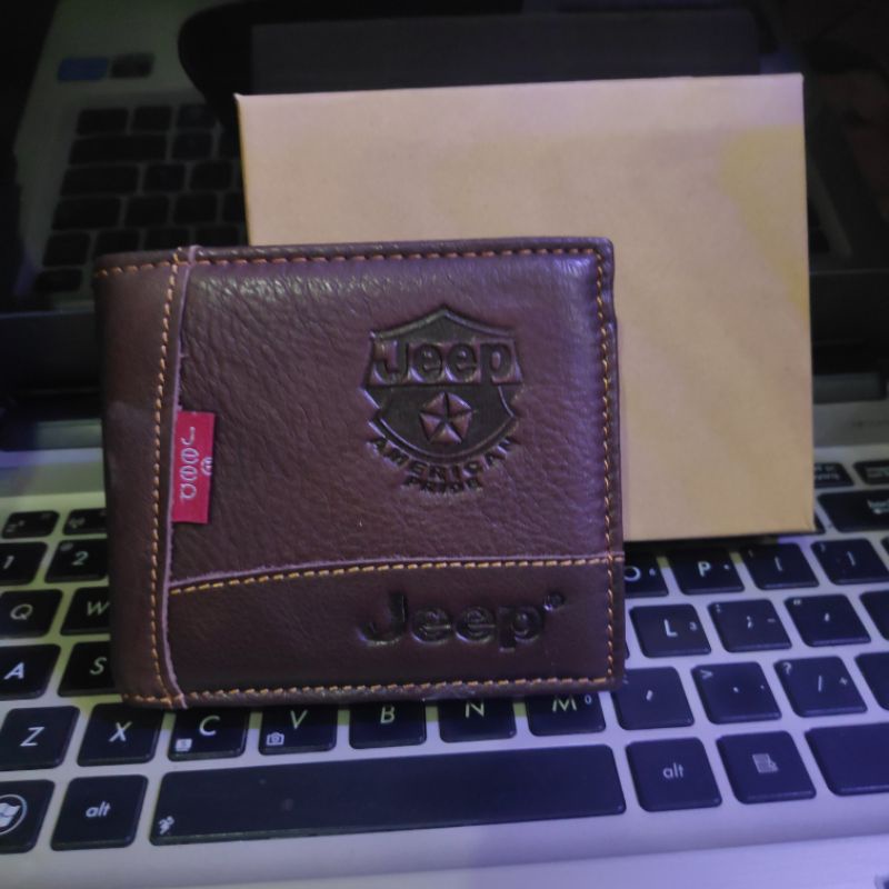 Dompet pria red tab levis / dompet kulit