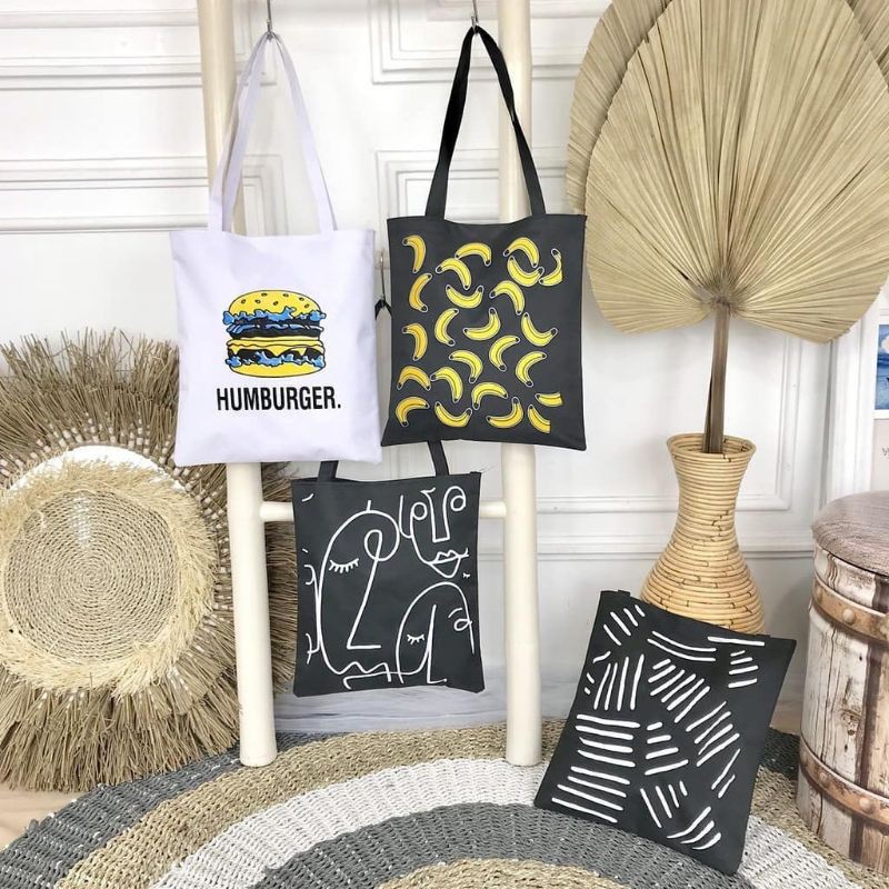 TOTE BAG CANVAS MOTIF / TOTE BAG KPOP