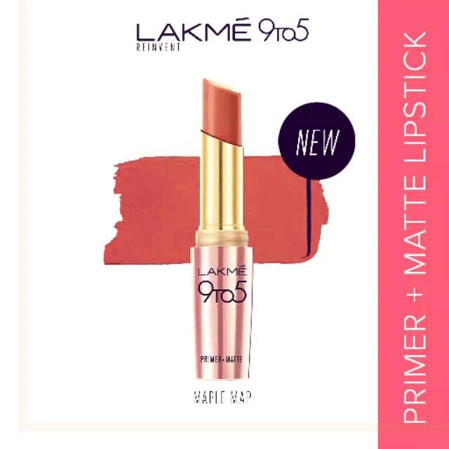 Lakme 9to5 Primer Matte Lipstik Mapple Map
