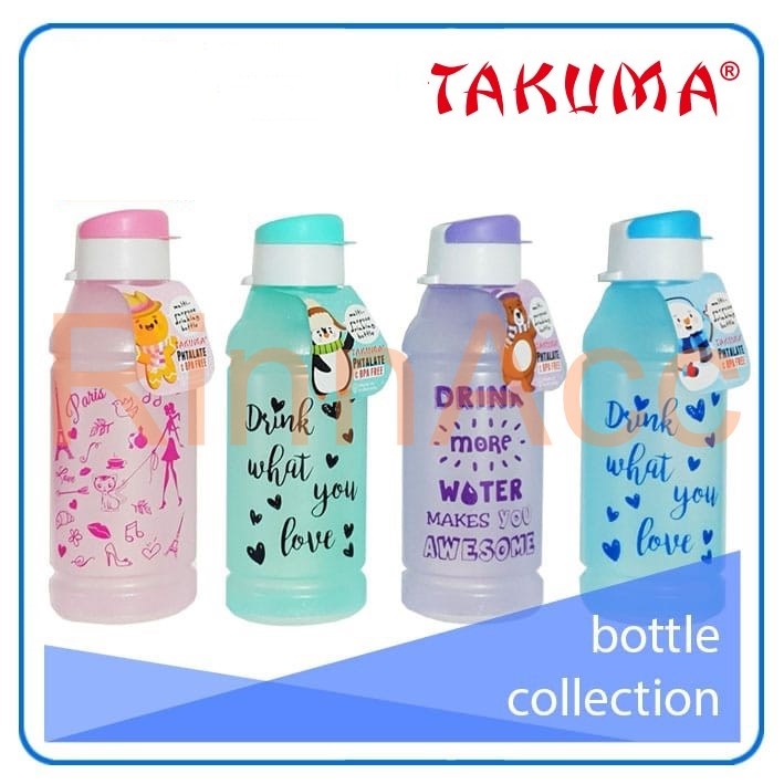 Botol Air Minum Flip 500ml / Tempat Minum Anak