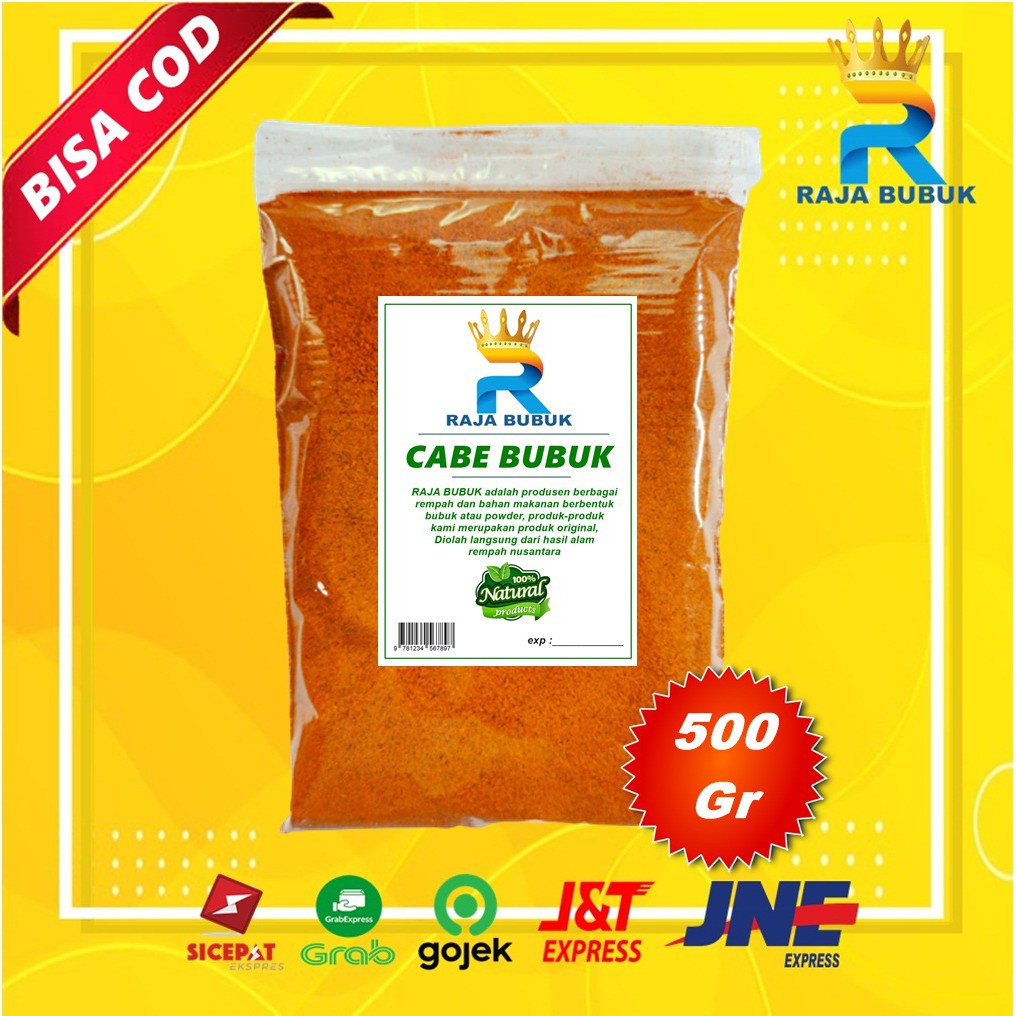 

CABE BUBUK ASLI KUALITAS PREMIUM RAJA BUBUK ISI 500 GRAM