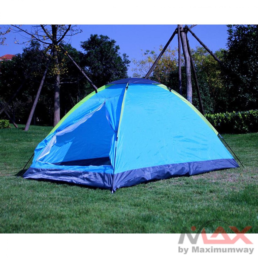 Double Layer Door Camping Tent / Tenda Camping - ZP32750 Warna Biru