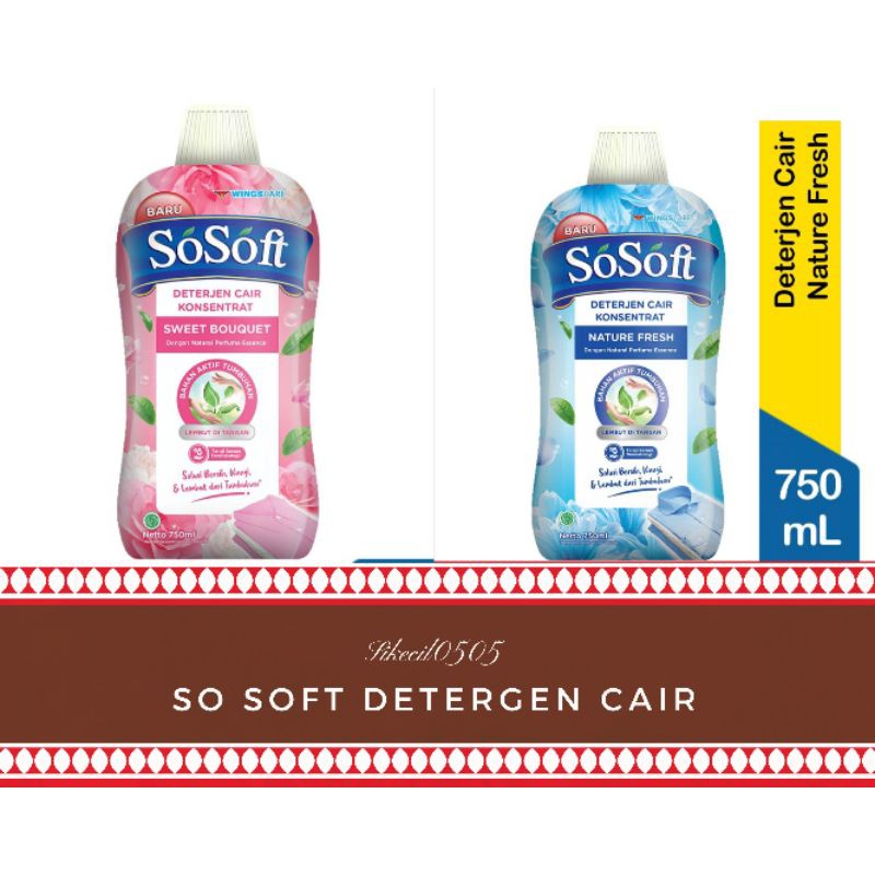 So Soft detergen cair || Sosoft detergen cair