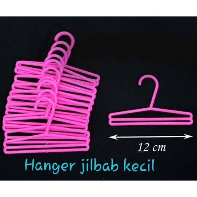 Isi 12 pcs hanger gantungan pasmina kecil warna