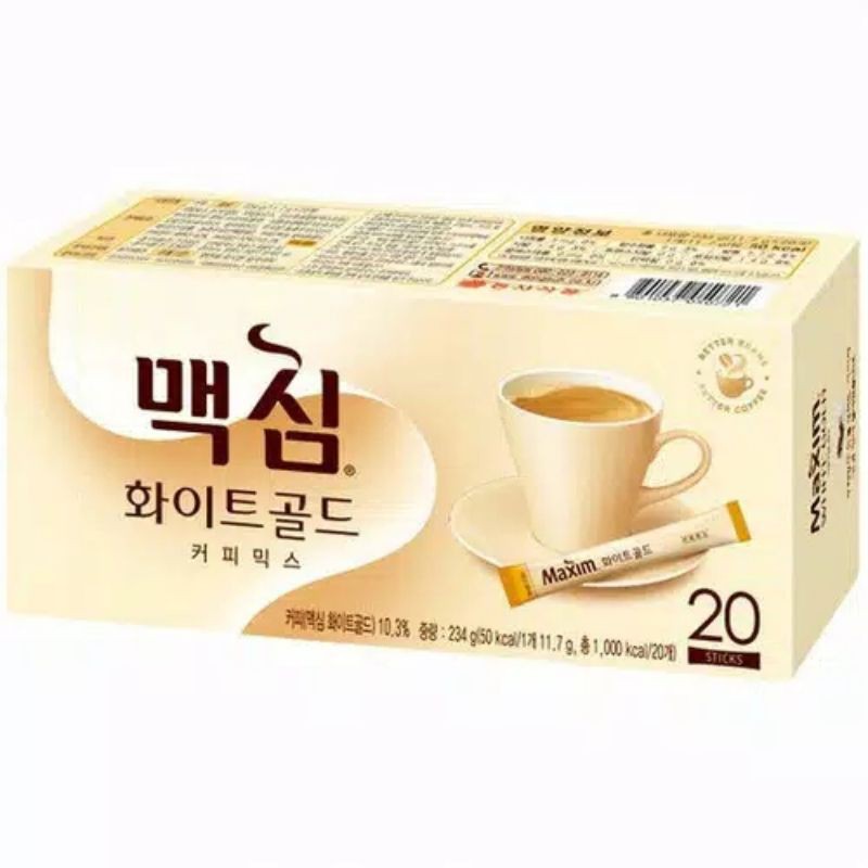 Maxim White Coffee Mix 234gr(20sht@11,7g)