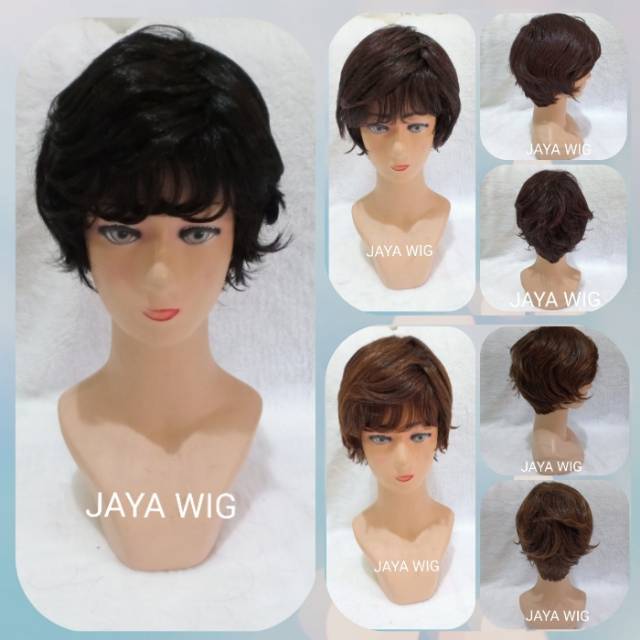 WIG RAMBUT /RAMBUT PALSU /WIG PENDEK /WIG PANJANG /WIG PRIA /FRONTLACEWIG /LACE WIG