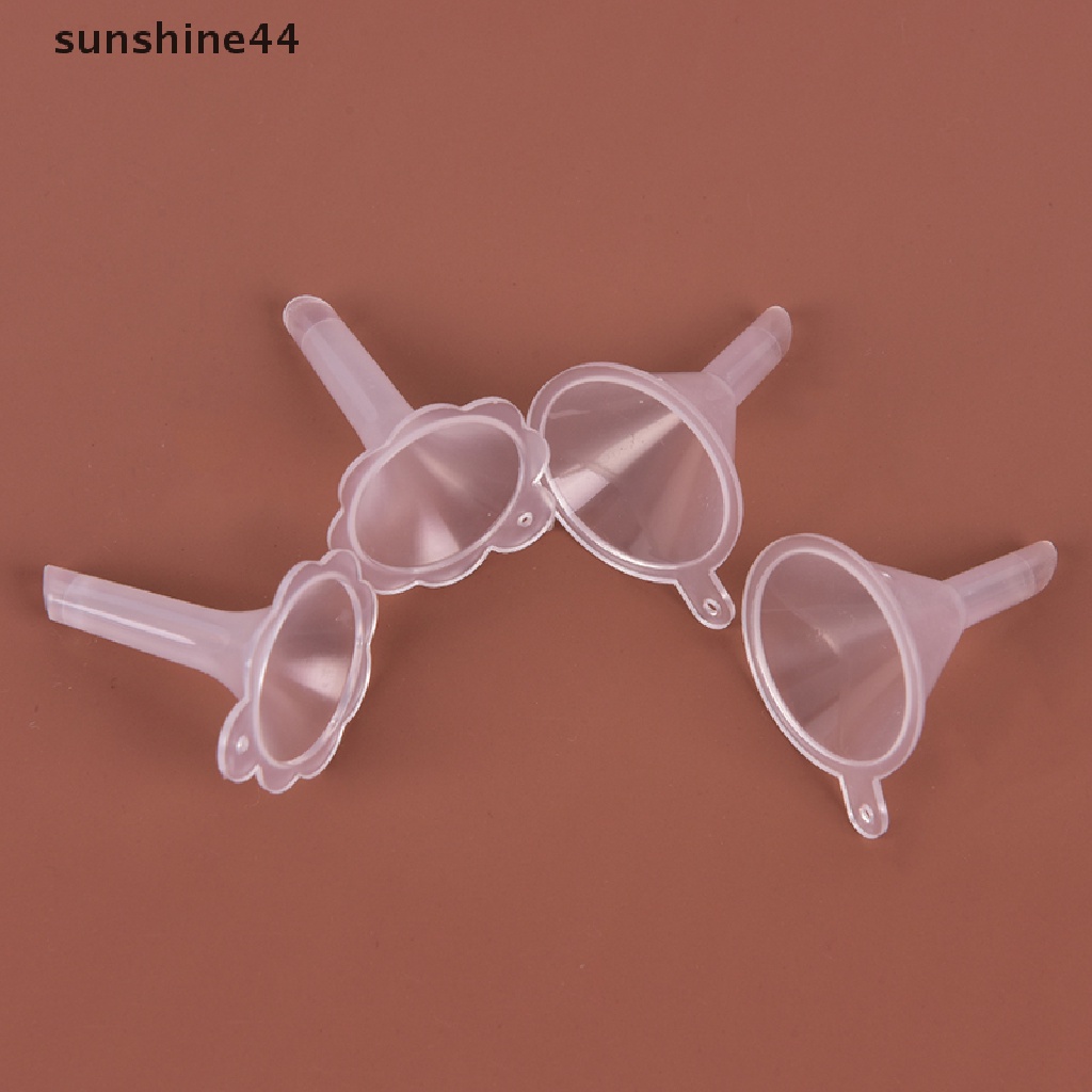 Sunshine 2pcs Corong Plastik Mini Untuk Diffuser Cairan / Minyak  2pcs Corong Mini Bahan Plastik Untuk Minyak / Cairan  2 Pcs Min Min Min Bahan Plastik Untuk Rumah