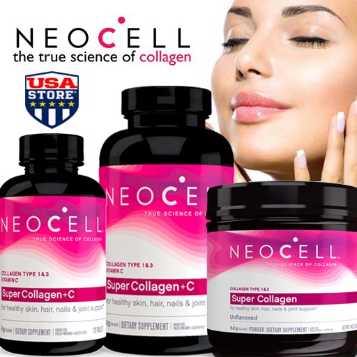 Jual NeoCell Super Collagen + Vitamin C + Biotin Hair Skin Nails Joint ...