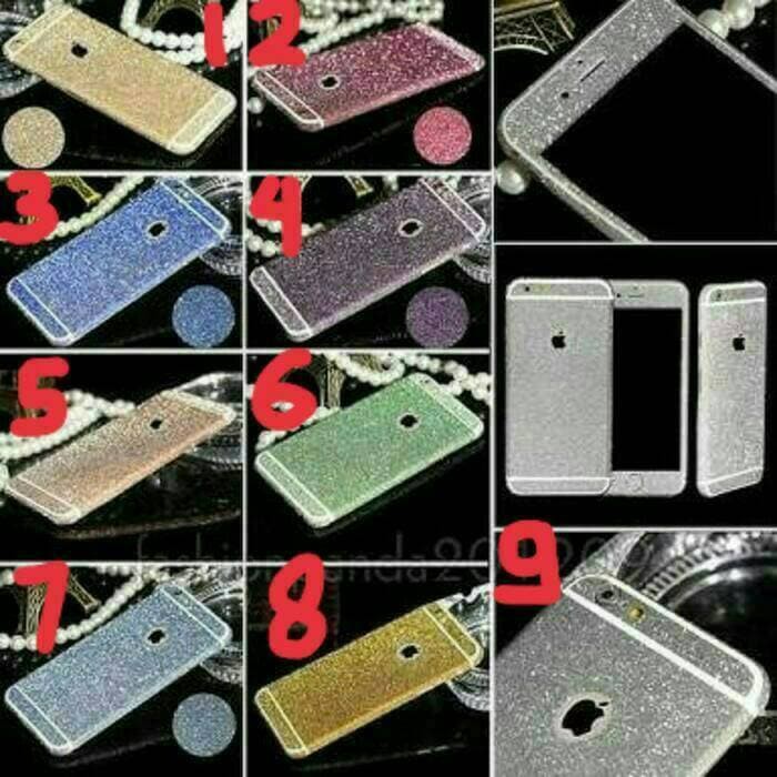 Ready Stiker Gliter Full Body Case Redmi 4X Snapdragon Garskin Stiker