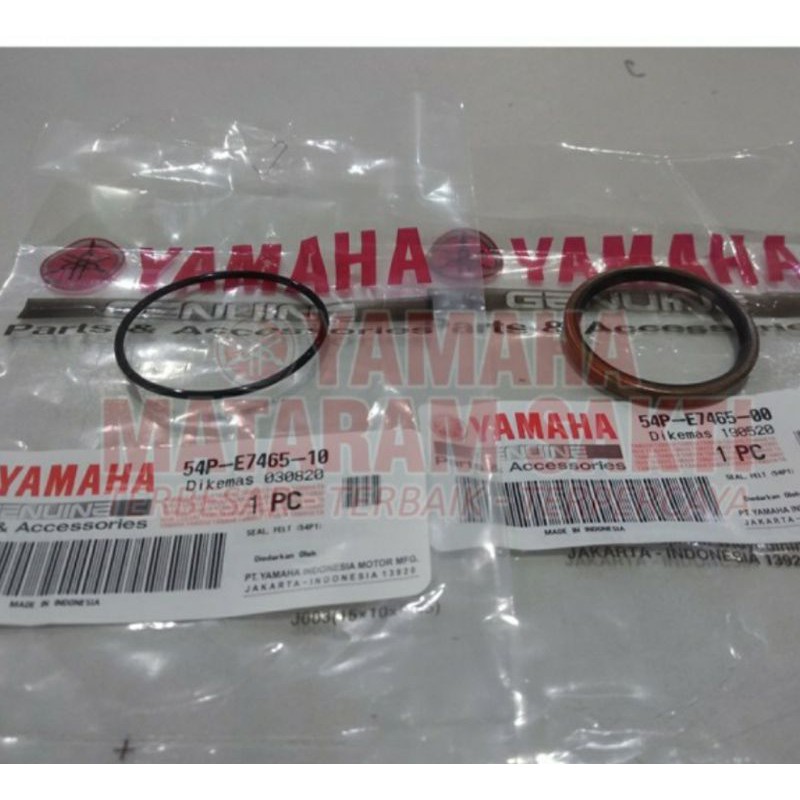 SIL SEAL DAN ORING PULLY PULI MIO J  XRIDE 115 ASLI ORI YAMAHA 54P E7465 00 (1 PCS) &amp; 54P E7465 10 (1 PCS)