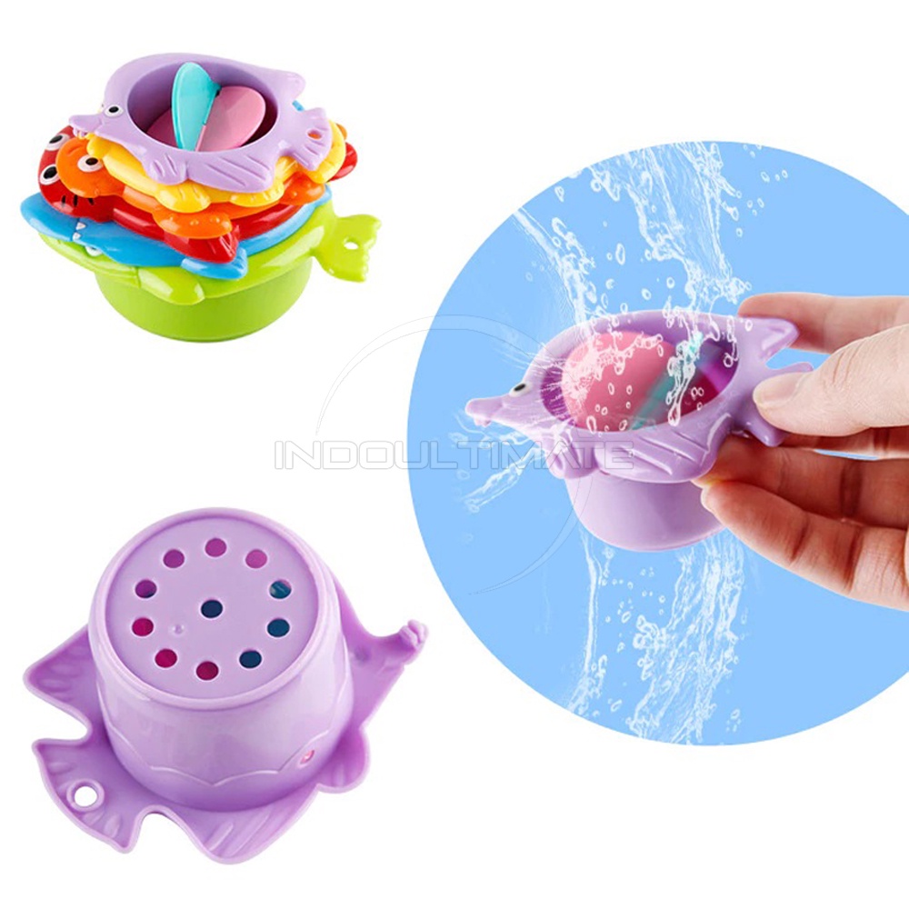 Set Mainan Air Shower Mainan Mandi Anak Bayi Balita TO-E02 Mainan Edukasi Anak Bath Toy